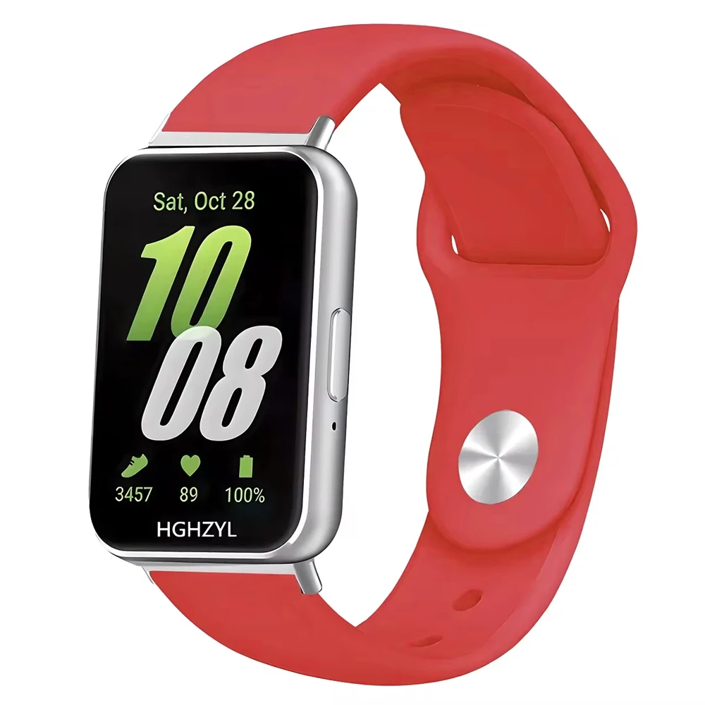 Silicone Sport Strap for Fitness Tracker - Replacement Watchband Accessory