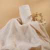 Happy Flute 1Pc 120*120CM Muslin Blanket Newborn Cotton Baby Swaddle Towel Baby Warp Bath Towel Cotton 70%Bamboo+30%Cotton 2