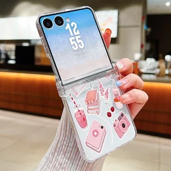 Transparent Shockproof Hard Cover for Samsung Z Flip7 (B587)