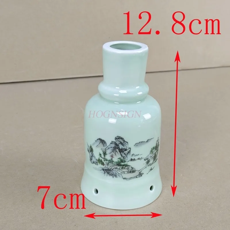 Moxibustion pot ceramic scraping cup moxibustion box portable moxibustion home integrated beauty salon multi-functional small