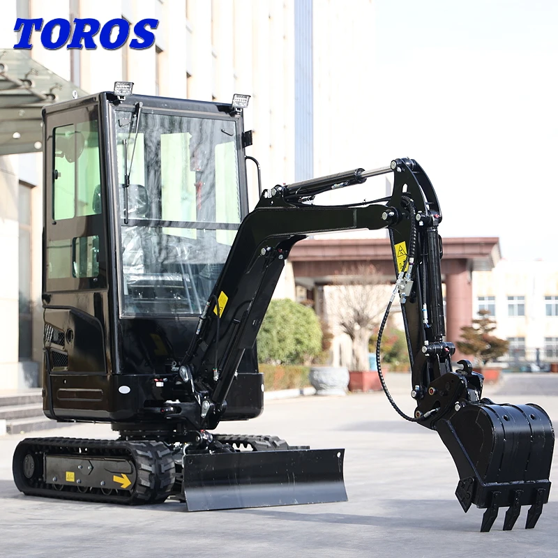 Mini Escavatore 1.8 Ton Con Cabina Con Mini Escavatore Idraulico Diesel Mini Escavatore 2 Ton Un Anno Dopo La Vendita