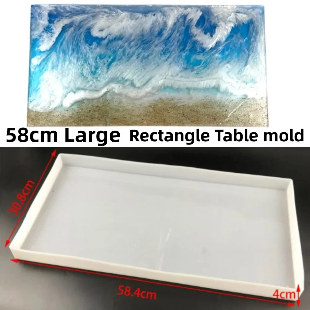 Sntieecr 15.7 Inch Resin Table Molds, Large Square Philippines