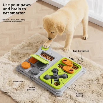 Pet Puzzle Feeder Toy: Interactive treat dispenser designed for IQ training, perfect for small to medium dogs, new arrival. 2