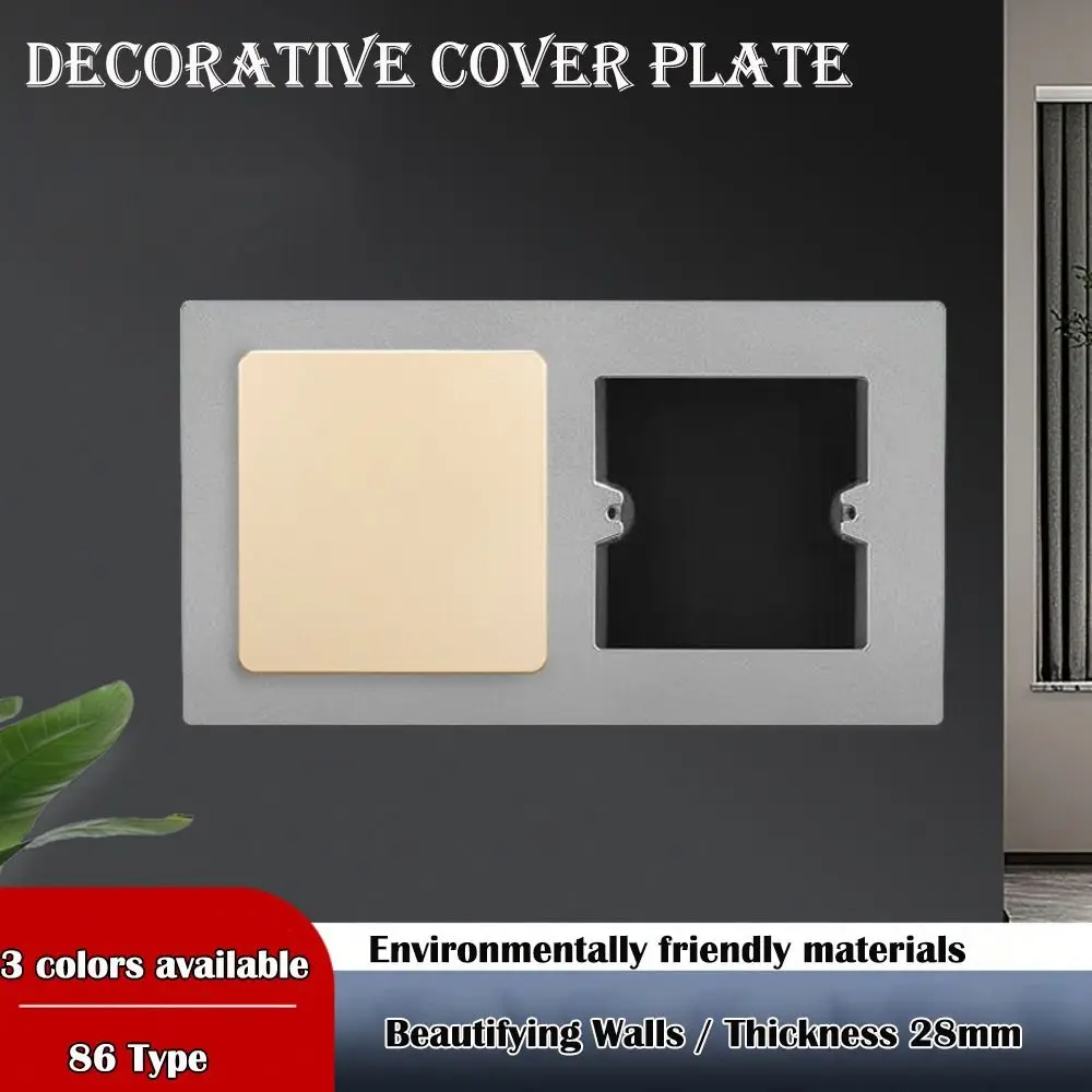 86 Type Switch Socket Wall Panel Decorative Frame Cover