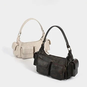 Borsa da locomotiva multitasca Hobo dal design alla moda Nuova borsa a tracolla singola Borsa sotto le ascelle Borsa da donna ad alta capacità Borsa tote