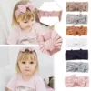 Knit Baby Headband Rib Bow Elastic Soft Nylon Newborn Headbands Baby Girl Children Turban Infant Kids Headwear Hair Accessories 1