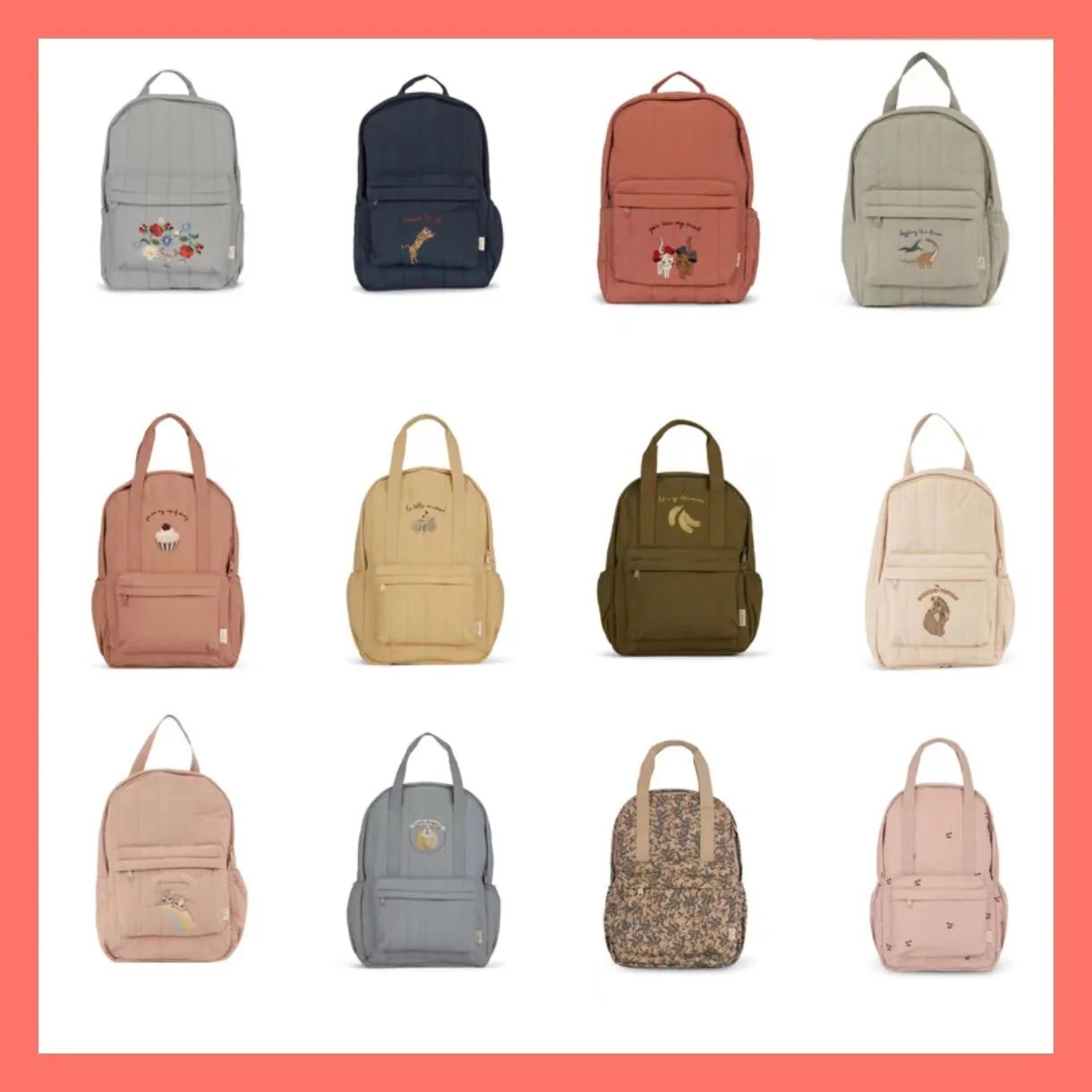 

In Stock! KS Backpack 2024 New kids Kindergarten Bag