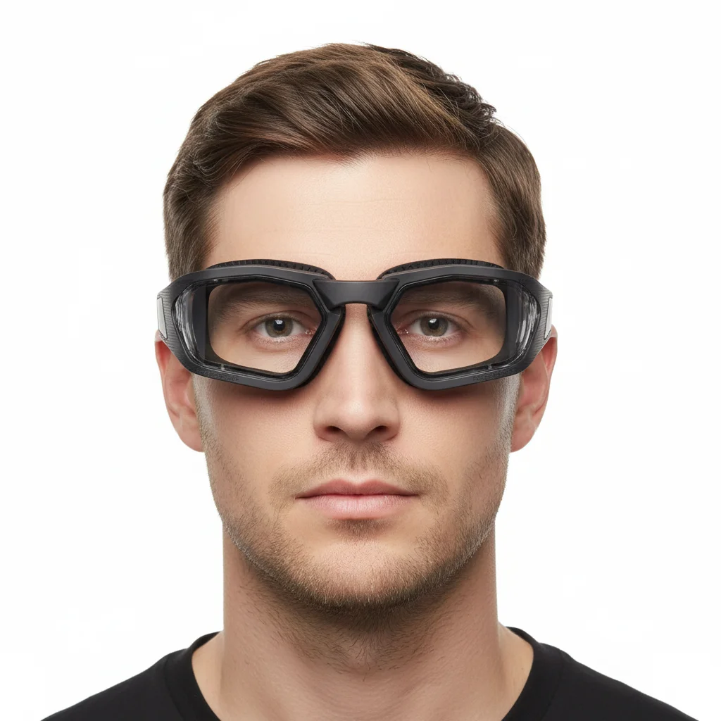 Lunettes de natation correctrices adultes anti-buée vision HD avec clips nasaux interchangeables