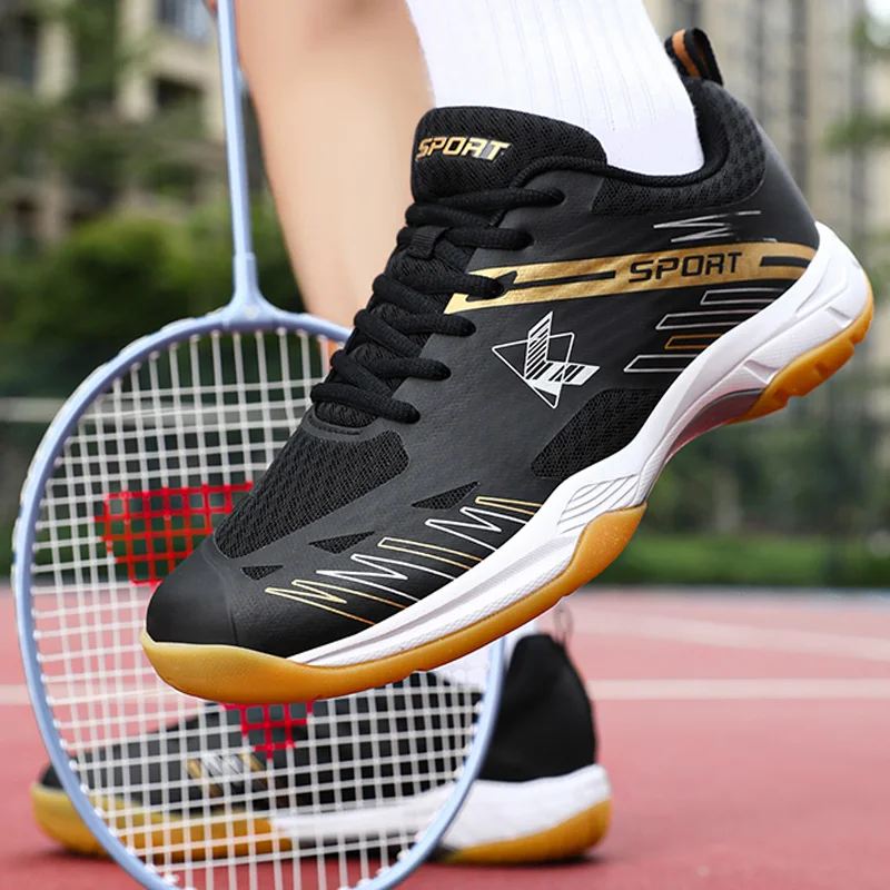Hot Selling Men Badminton/tennis Shoes Professional Cushioning Comfort Outdoor Sneakers Anti Slip Rubber Walking Casual Shoes