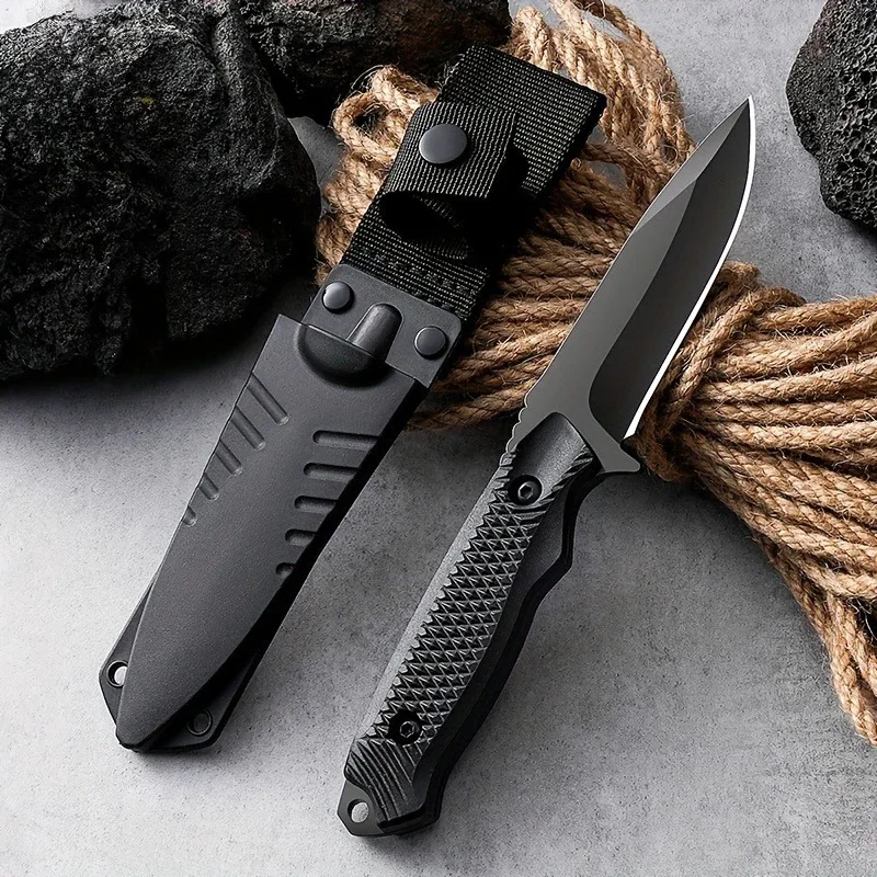 1pc High Hardness Folding Pocket Knife With Sheath 3