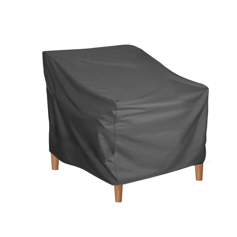 Outdoor Garden Chair Dust Cover with Storage Bag Furniture Waterproof Dustproof Protector Chair Storage Organizer Patio Furniture Cover Chair Dust Cover