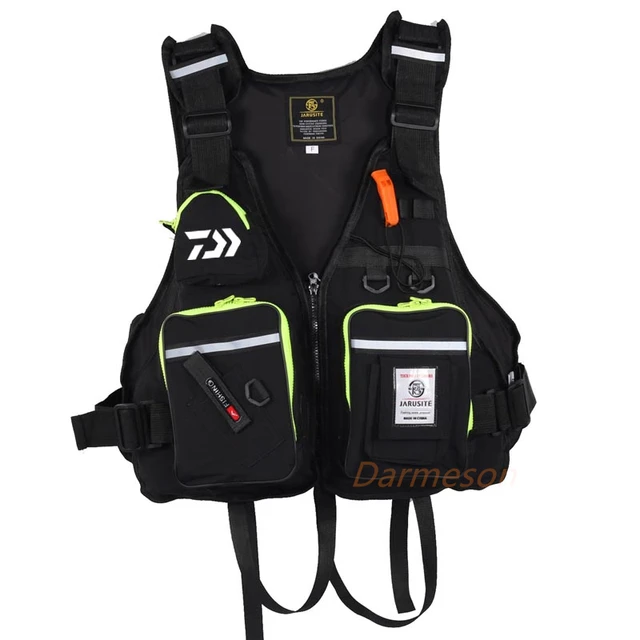 New Daiwa Fishing Life Jacket Adult Swimming Life Vest Outdoor Buoyancy  First Aid Kayak Vest for