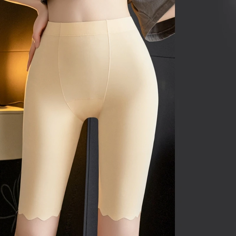 Women Seamless Shorts Safety Pant Under Dress Boyshorts Anti Chafing Underwear