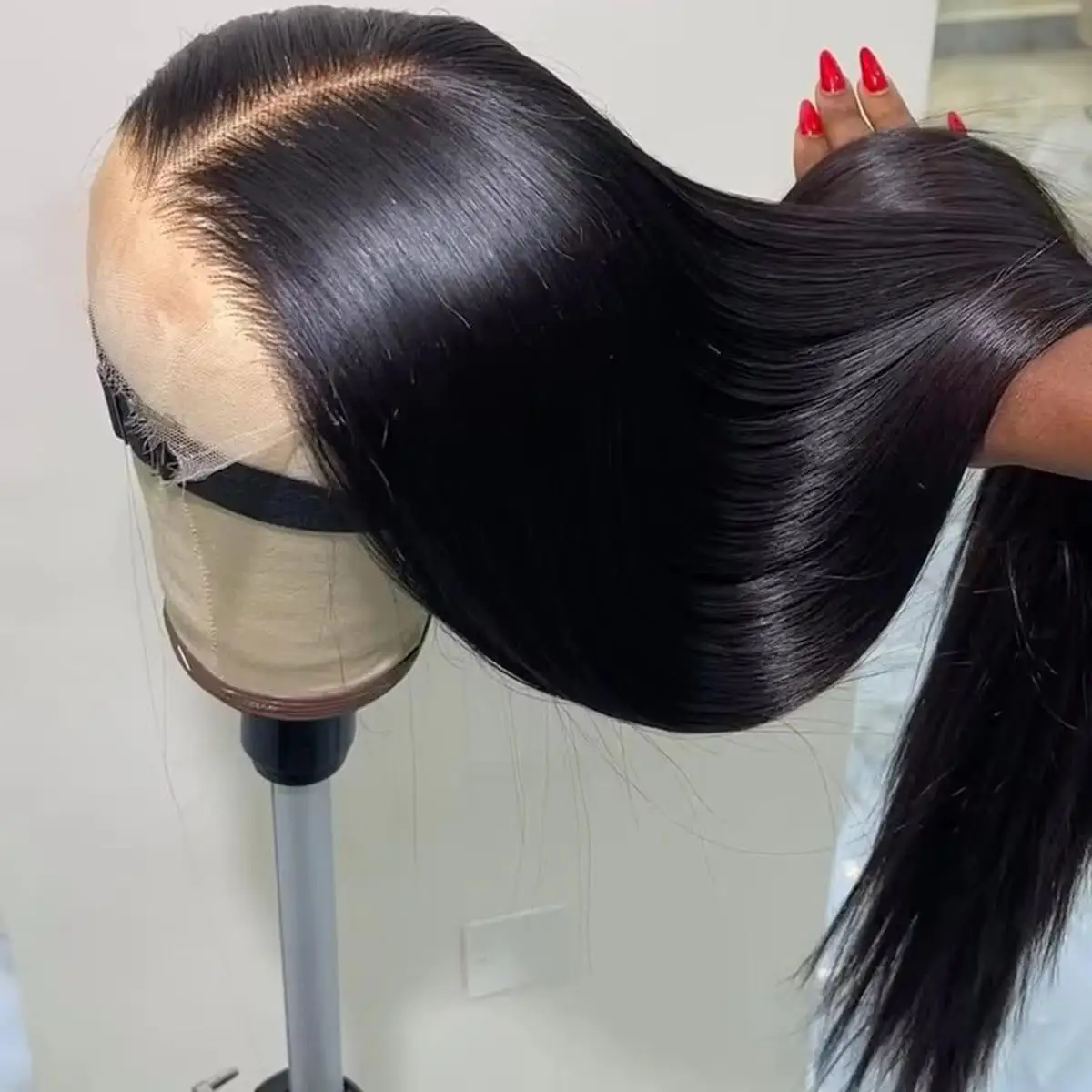 Human Hair Wig 40 Inch 13x6 HD Lace Frontal Straight Transparent Lace Front 13x4 Only 250 Density for Women, human hair wig