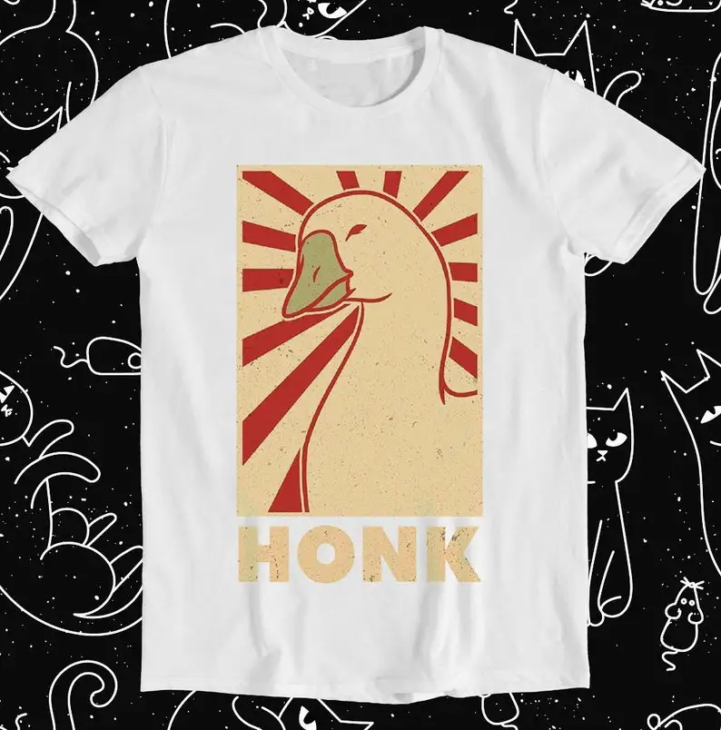 

Honk Goose Duck Animal Chemistry Science Avogadro's Day Meme Funny Tee Style Movie Music Top Mens Womens Adult Funny Gift