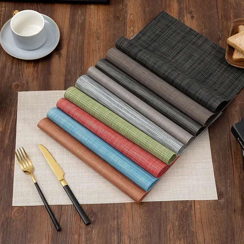 PVC Weave Placemats Set 2