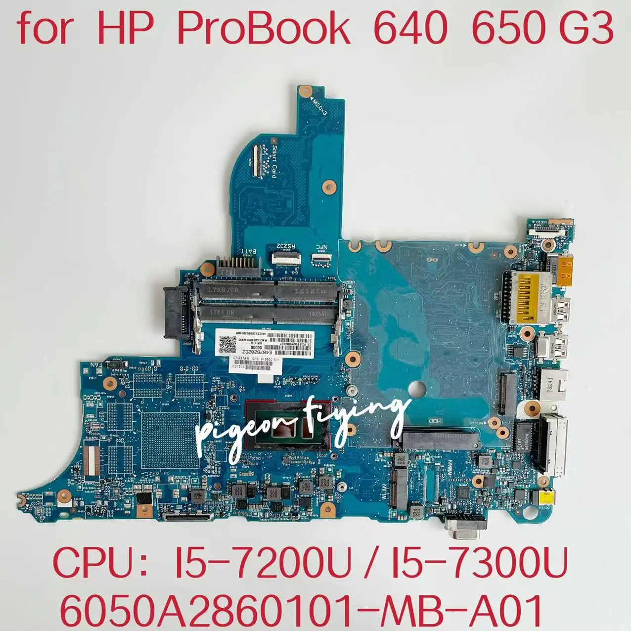 640 Scheda Madre G3 Per Cpu Della Scheda Madre Del Computer Portatile Hp Probook 650 G3: I5-7200U I5-7300U Ddr4 Muslimate 916832-601 916834-601