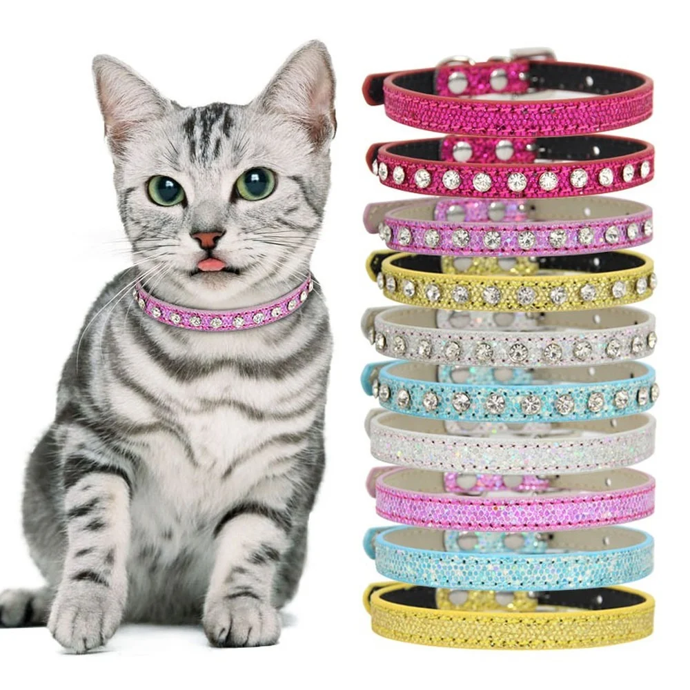 Cats Collars Kitten Necklace Accessories Products For Pet Small Dogs