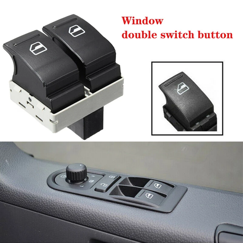 Car Power Door Window Double Switch Button Driver Side Control for