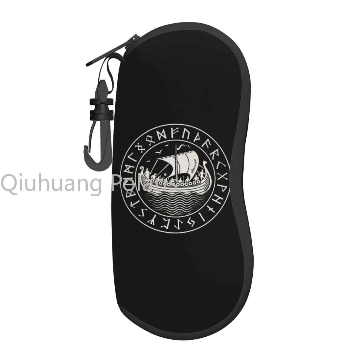 Custodia Per Occhiali Portatile Viking Drakkar Occhiali Da Sole Custodia Morbida Per Occhiali Con Custodia Per Occhiali Con Cerniera Per Cordino