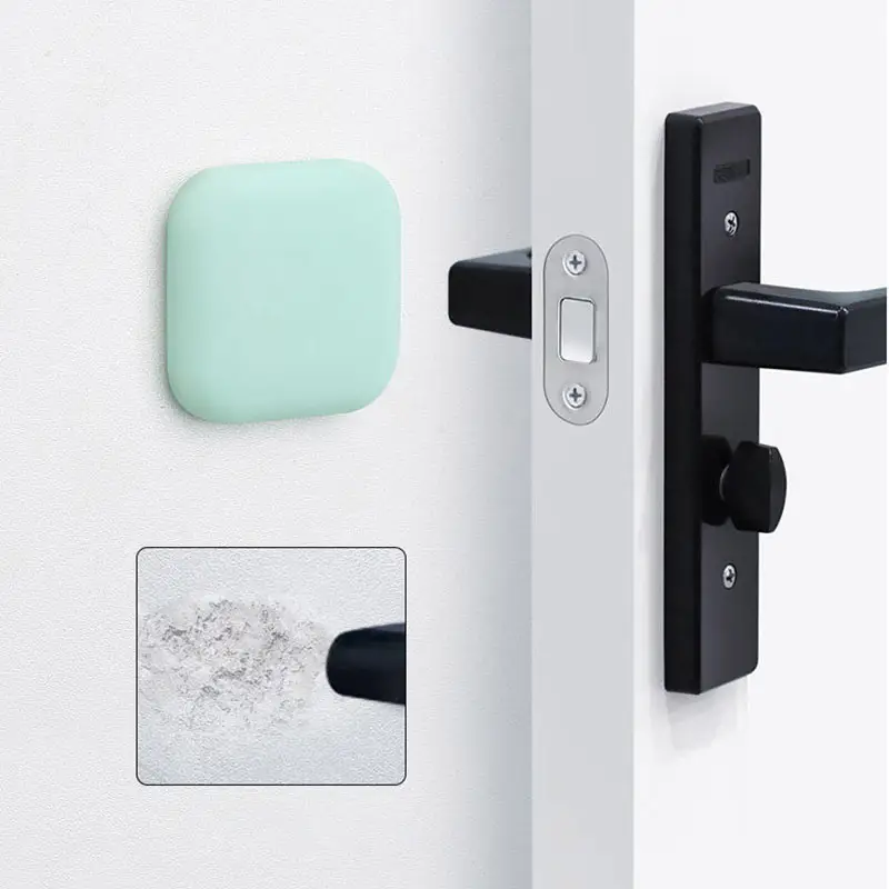 Door Stopper Silicone Handle Bumpers Self Adhesive Mute Anti-Shock Protection Porte Pad Home Improvement Wall Protector Pad - Image 2