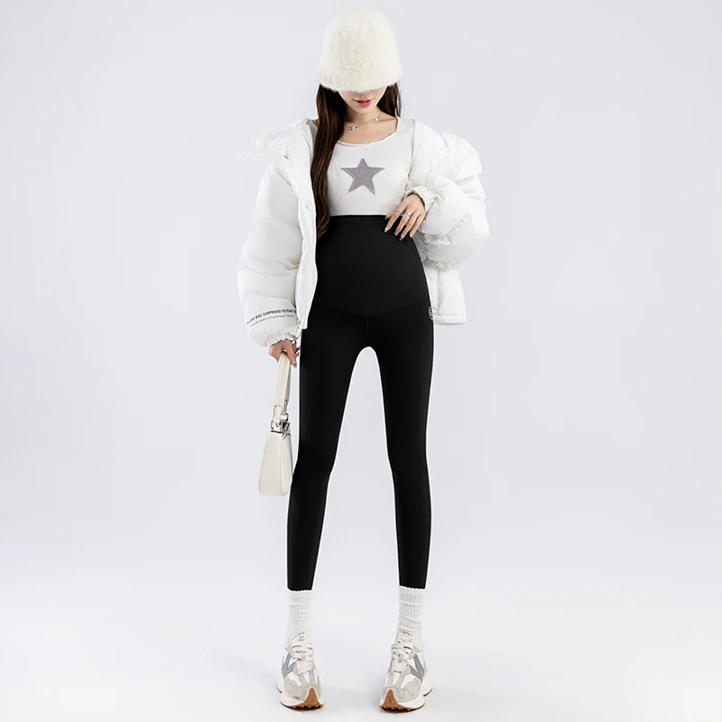 M-3XL Maternity Yoga Leggings Stretched Slim Pregnant Woman Skinny Pants Sexy Pregnancy Empired Legging Trousers Price
