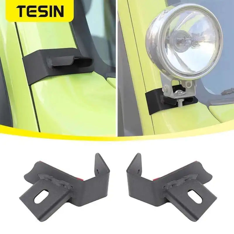 TESIN 車 A ピラー LED ワークランプライトブラケットマウントホルダー
