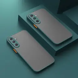 Durable Frosted Silicone Armor Bumper Phone Case - Galaxy A27 (Dark Green)