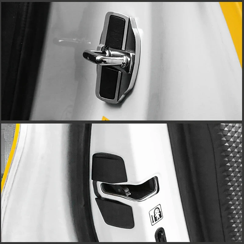 TRD Door Stabilizer Door Lock Protector Latches Stopper Covers 2 Sets For Toyota Land Cruiser Alphard Vellfire