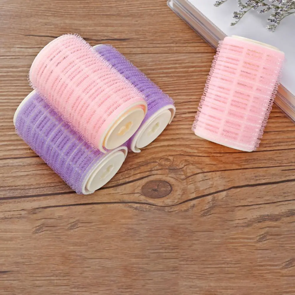 2Pcs/Pack Self-adhesive 2-layer Lazy Bangs Roller Women Hair Curler Hair Curling Roller Fluffy Air Bangs Fluffy Clips