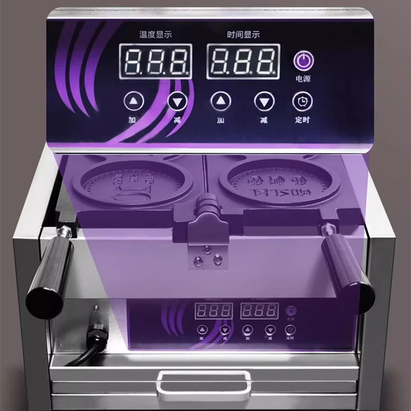 Commercial or Household 4pcs Korean Currency Maker Stainless Steel Electric 220V 110V Gold Coin Waffle Cake Machine 4