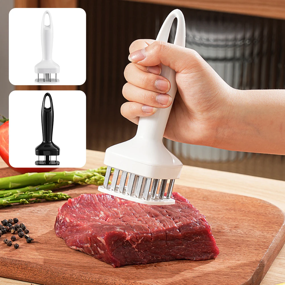 Meat Tenderizer Tender Meat 24 Needle Automatic Spring Grinder Stainless Steel Machine Hammer Kitchen Tool Accessories