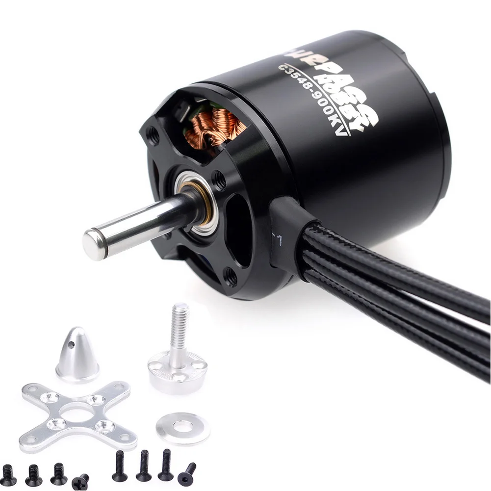 Goolsky Surpass Hobby 2435 4500KV Motorless Brushless Motor e 25A Brushless ESC per 1/18 1/16 RC Car