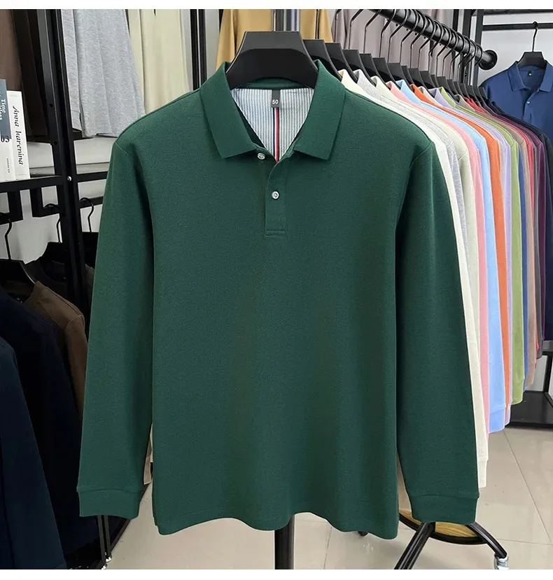 Men’s casual pure cotton polo shirt with classic look