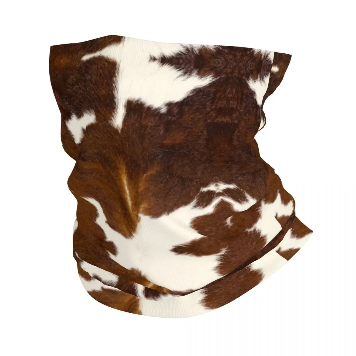

Коричневая бандана из воловьей кожи, воротник, гетры с принтом, маска из воловьей кожи с животным, шарф, многофункциональный головной убор для бега, для мужчин и женщин, для взрослых, для зимы