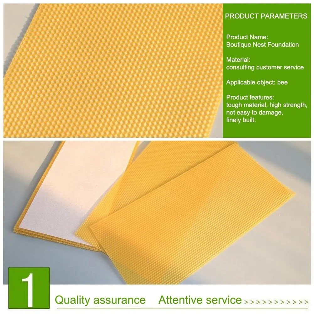 9x13cm Bee Wax Foundation Bee Hive Wax Frames Base Sheets Comb Honey Frame Beeswax Sheets Beekeeper Equipment