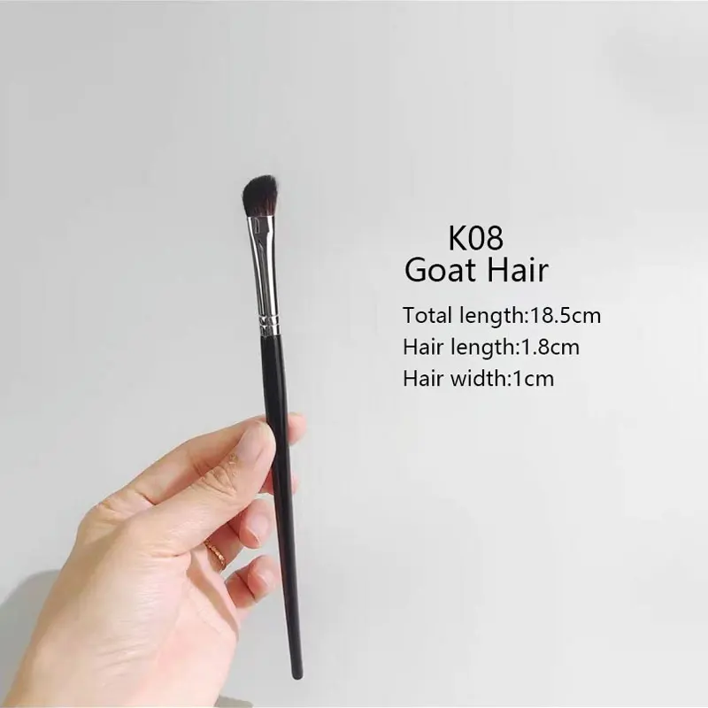 1pc 염소 머리 기본 아이 섀도우 메이크업 브러쉬 각진 아이 섀도우 메이크업 브러쉬 세트 아이 프로 데일리 화장품 키트 브러쉬