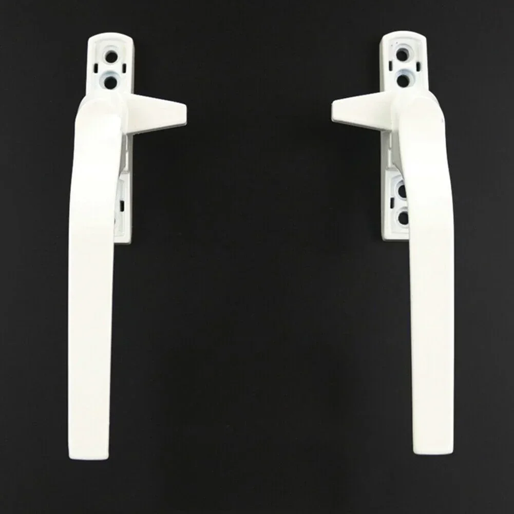 Window Handles Left Right Hand Aluminum Alloy External Flat Handle 7mm Wide Universal For Window Window Accessories Building Hardware