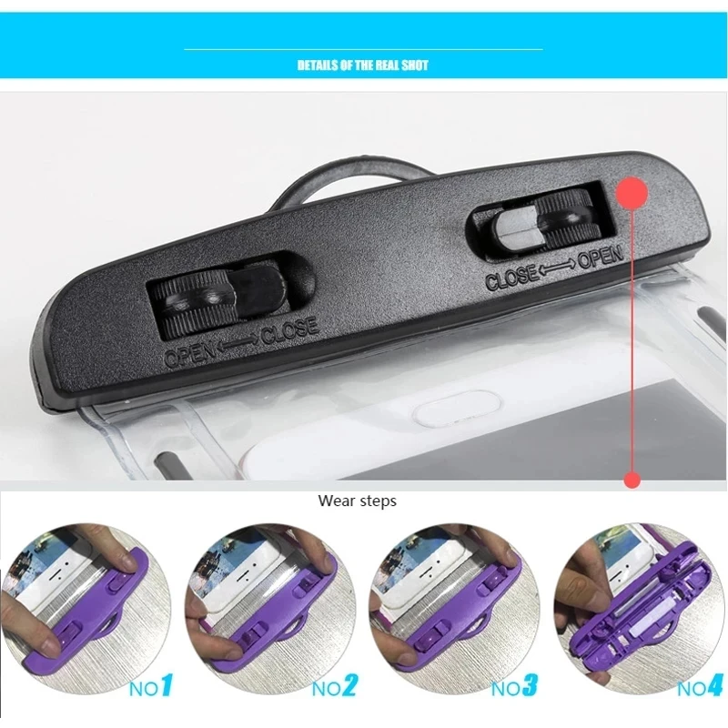 Custodia Impermeabile Galleggiante con Airbag per iPhone, Samsung, Xiaomi, Redmi, Huawei, Google, OPPO, Vivo - Nuova Borsa Galleggiante per Telefono - immagine 6