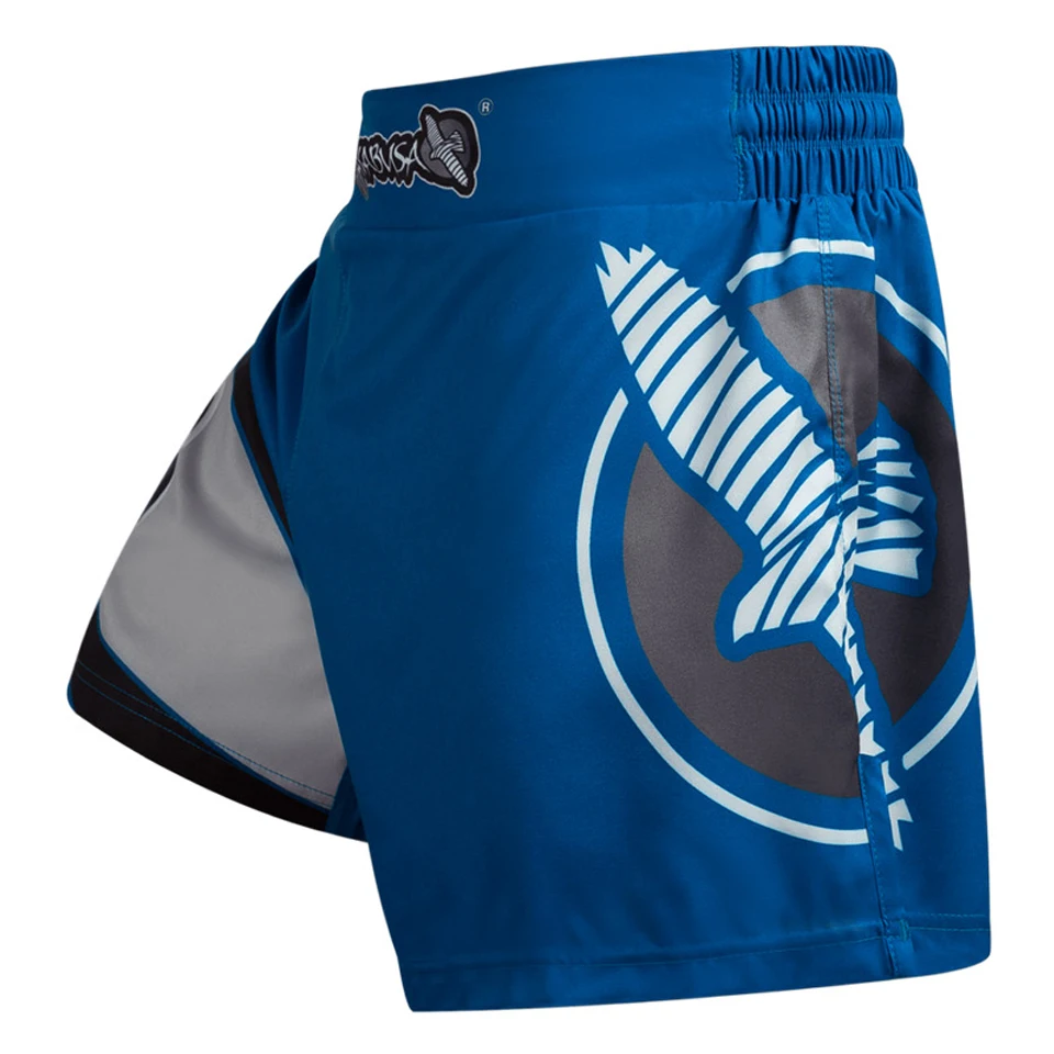 MMA Shorts Black Breathable Fitness Training Boxing