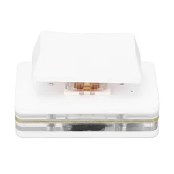 Compact USB Programmable RGB Macro Keypad with Red Mechanical Switch - NONE