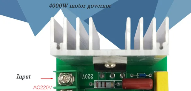 AC220V/4000W Motor Governor SCR Voltage Regulator High-power