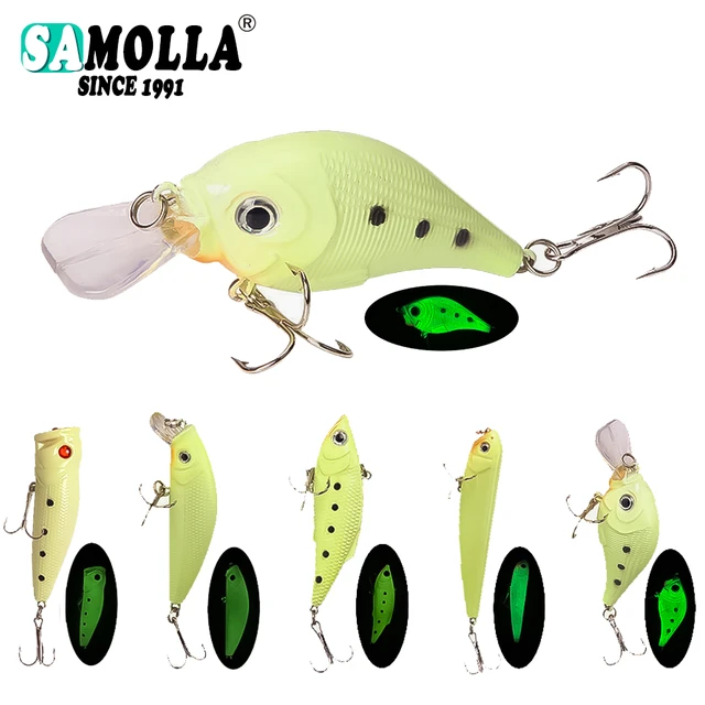 Luminous Fishing Lures, Minnow Luminous Popper