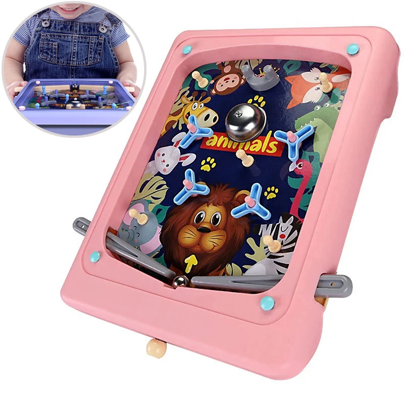 

Children Pinball Games Desktop Pinball Game Machine Fun Parent-Kid Interactive Toys Kids Table Shooting Board Games