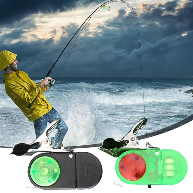 Fish Bite Alarm Portable Fishing Rod Alarm Light Reusable Fishing