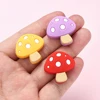10Pcs New Silicone Beads Cartoon Mushroom Shaped Focal Beads For Jewelry Making DIY Nipple Chain Bead Pen Handmade Accessories 2