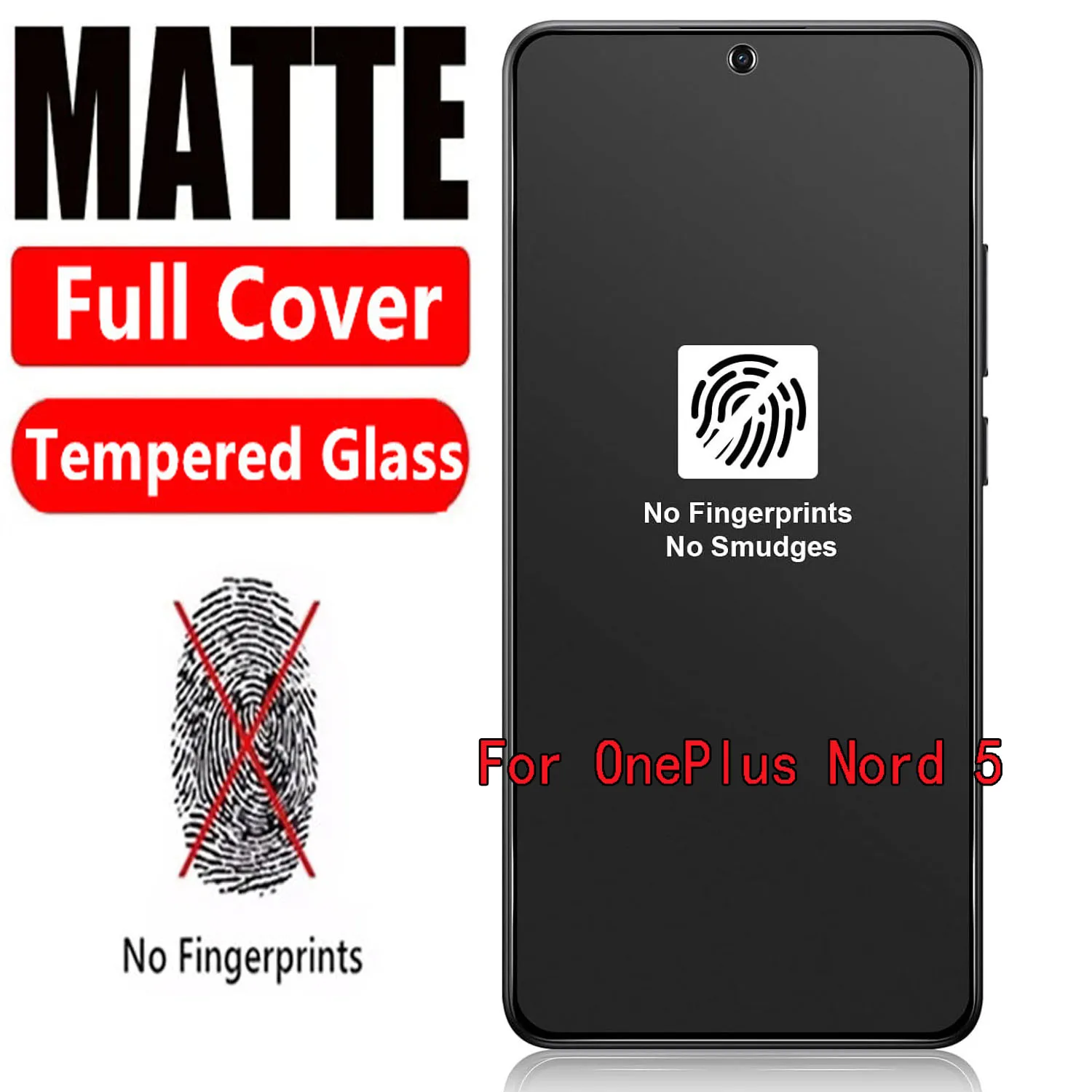 Premium HD Matte Tempered Glass Screen Protector - 2/4 Pack, 9H Hardness