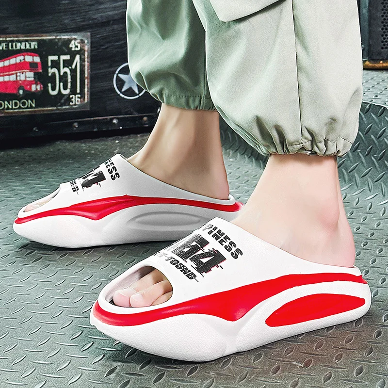 Slip Slippers for Men Non-Slip Slip Comfy With Thick Sole Slipper for Indoor Outdoor Soft Foam Sliders_voghion.com