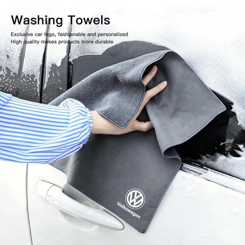 Car Interior Cleaning Tools Microfiber Towel Wiping Cloth Clean Rag For VW GTI Polo Golf Passat Tiguan Arteon Touareg Taigo