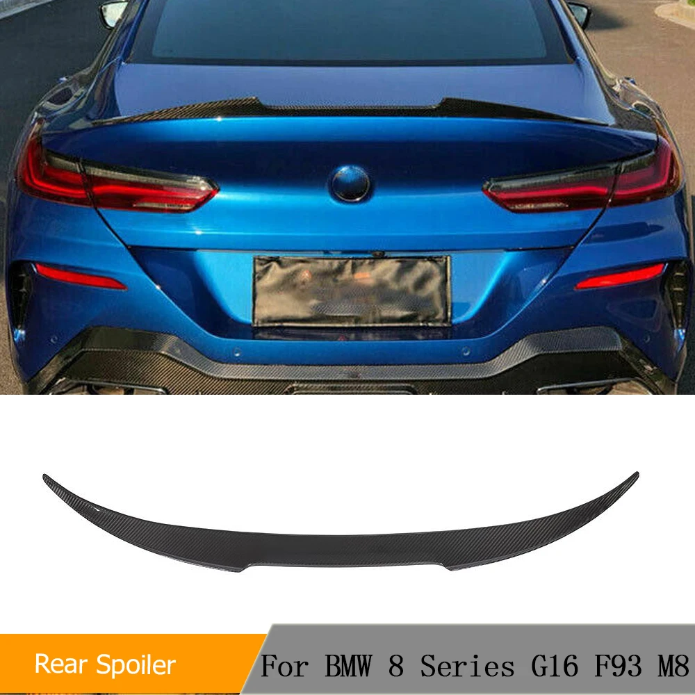

For BMW 8 Series M8 Spoiler 2018-2020 G15 G16 840i M-SPORT Four Door Carbon Fiber Rear Roof Lip Spoiler Accessories Body Kit